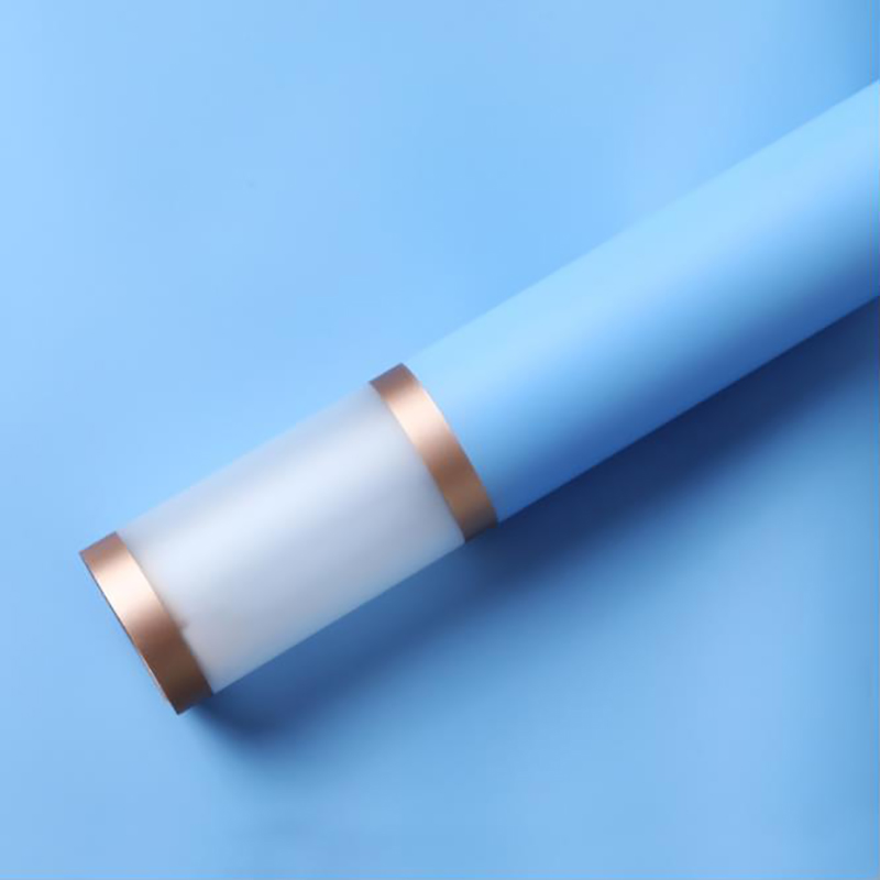 MYHC-10 Folia na materac z podwójną złotą krawędzią Bopp Matowa folia opakowaniowa do kwiatów