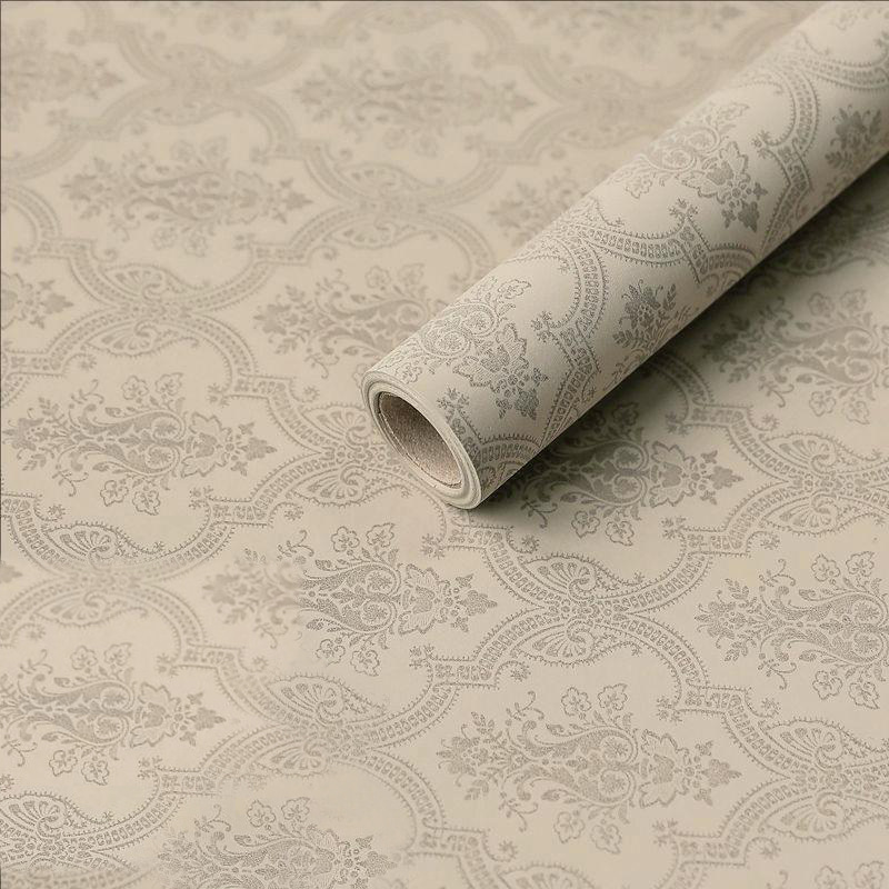 MYHC-56 Monochromatyczny bawełniany papier do pakowania kwiatów z nadrukiem wypukłym