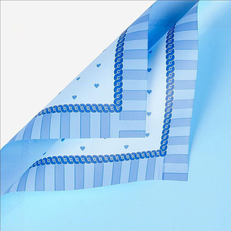MYHC-65 Princess Dress Jasna kolorowa plastikowa folia do pakowania kwiatów