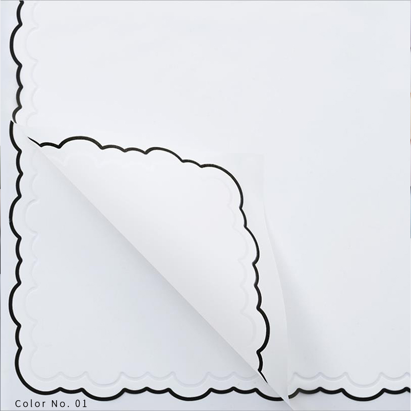 Papier do pakowania kwiatów w formie galaretki płatkowej