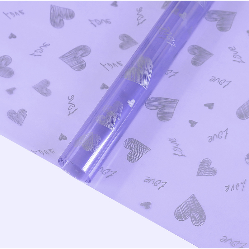 Love Print Design Kwiatowy papier do pakowania Wodoodporny, zagęszczony jednostronnie powlekany