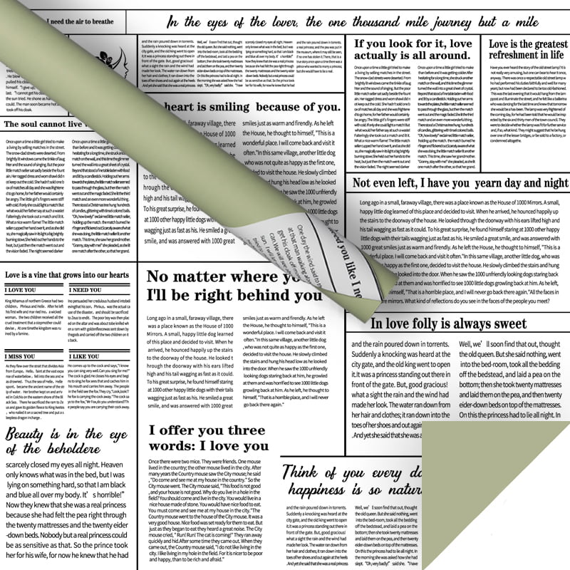 Papier do pakowania kwiatów w angielskiej gazecie