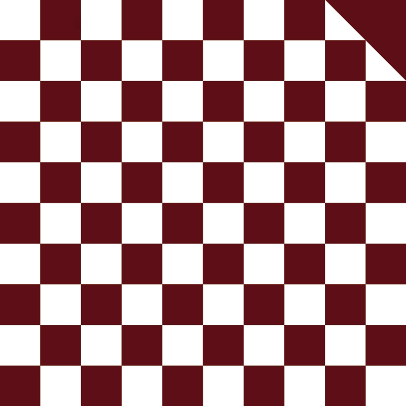 Dwukolorowy papier do pakowania bukietów w kratkę